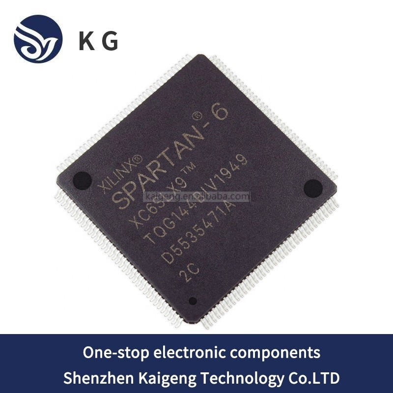 XC6SLX9-2TQG144C  Xilinx Integrated Circuits ICs  Spartan 6 9152 Cells 576kbit 5720 Blocks 144 Pin TQFP